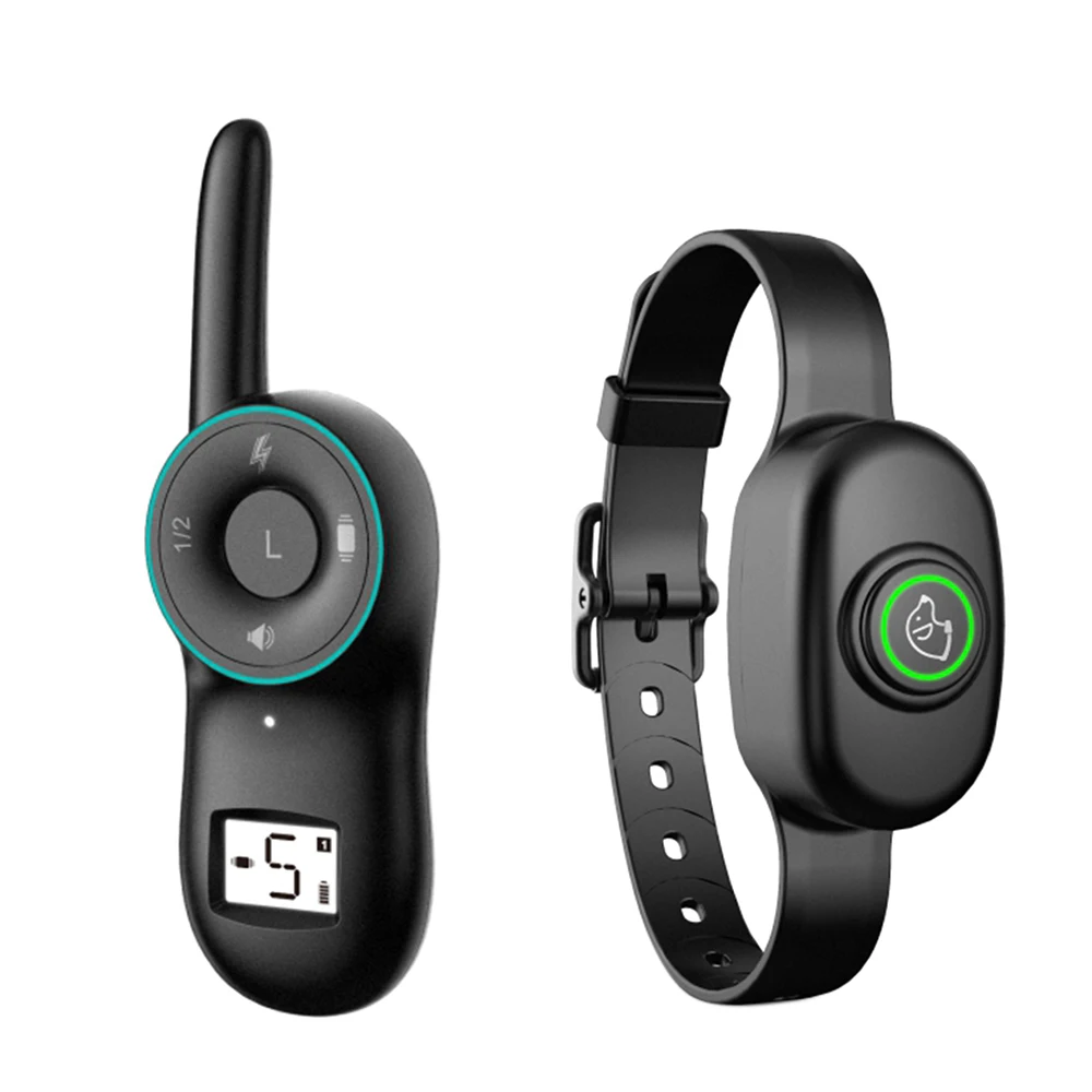 Регулируемый Анти кора Вибрационный ошейник Shock Stop лай устройство для больших и