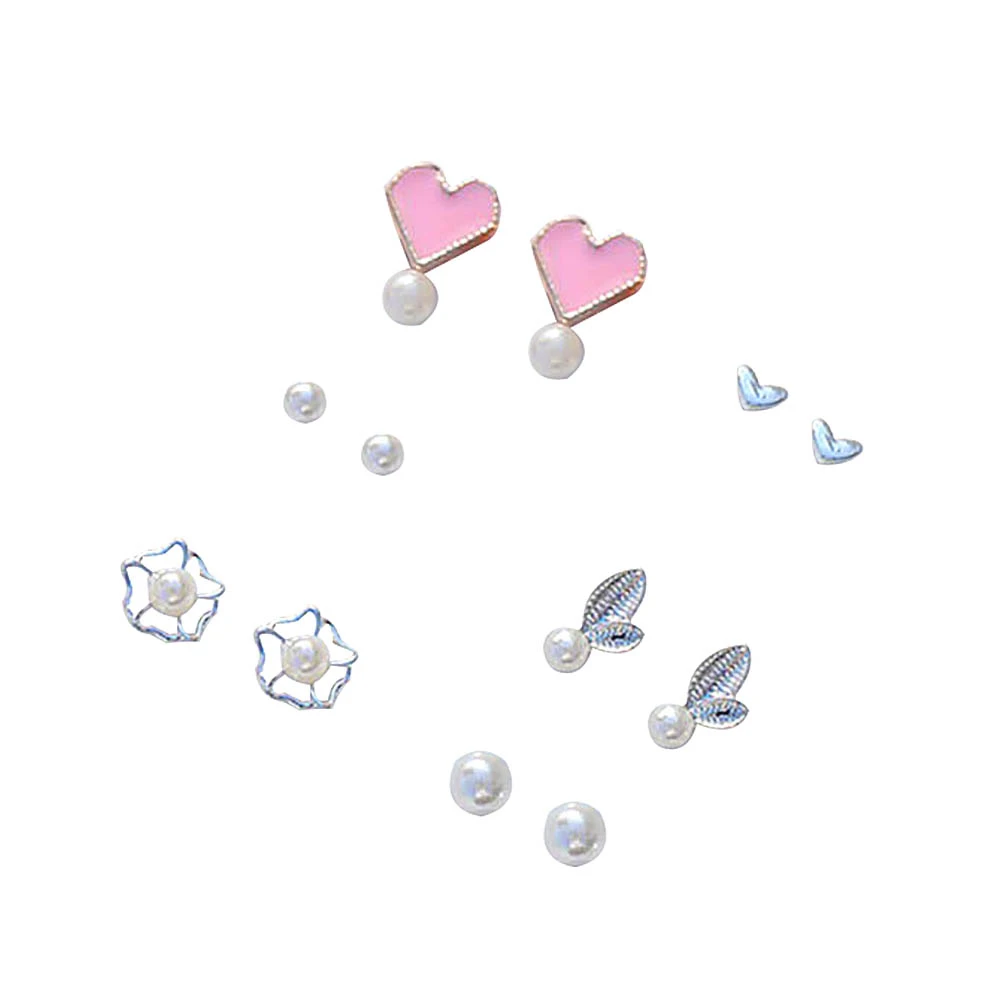 

Version Of Korean The Trend Of Fashion Color Preservation Cute Simple Small Fresh Week Earrings Jewelry