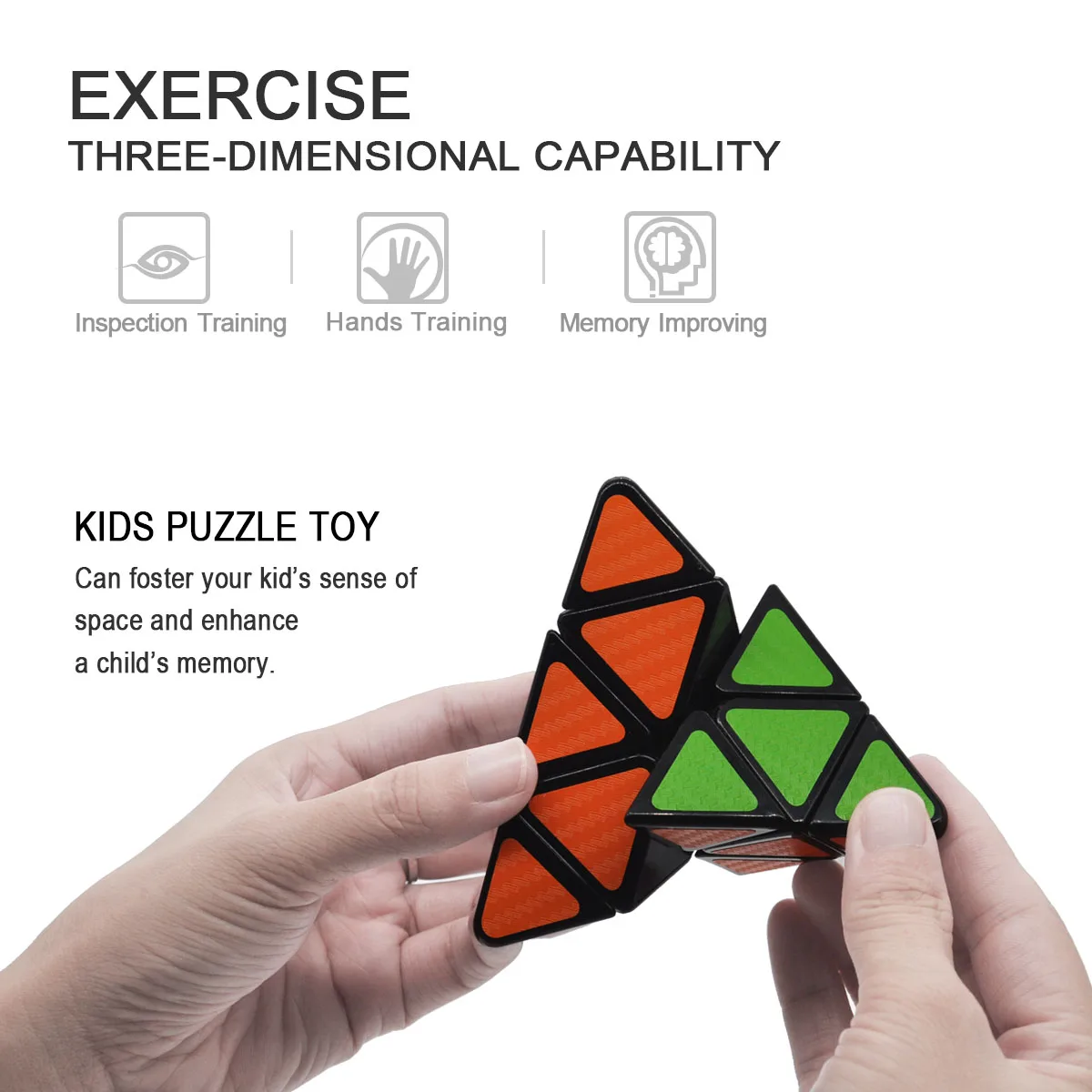 Треугольная пирамида Волшебные скоростные кубики головоломка образовательная