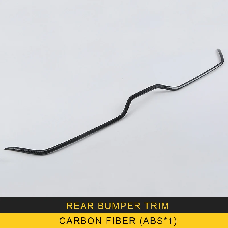 

CARMANGO for Toyota C-HR 2018-2020 Auto Car Styling Rear Bumper Gloss Chrome Cover Trim Frame Sticker Exterior Accessories