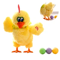 kids electric funny chicken toy hen laying egg joke gift child anti stress gadget indoor outdoor fun game