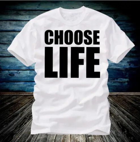 Выберите жизнь 80's костюм вечерние забавные наряды Wham восьмидесятые футболки