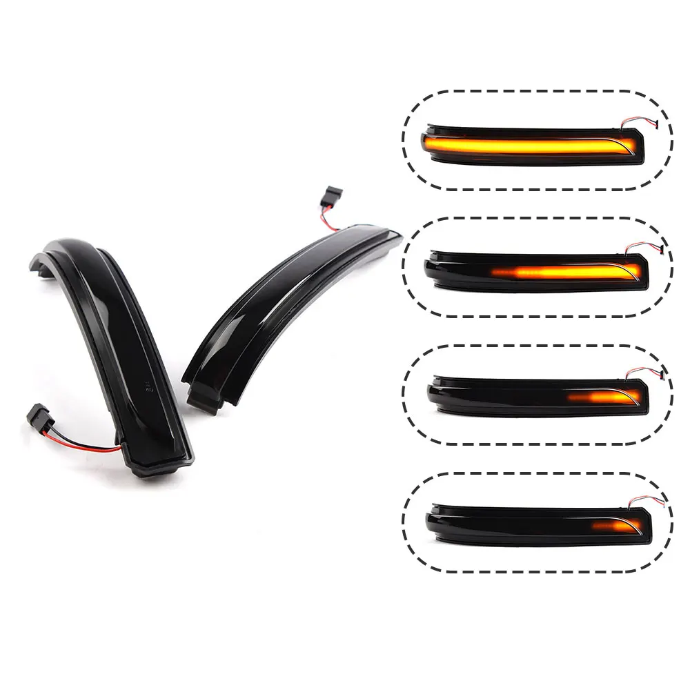 

2Pcs LED Dynamic Rearview Mirror Turn Signal Lights For Mercedes Benz A Class W169 B Class W245 2008-2011 Side Mirror Indicator