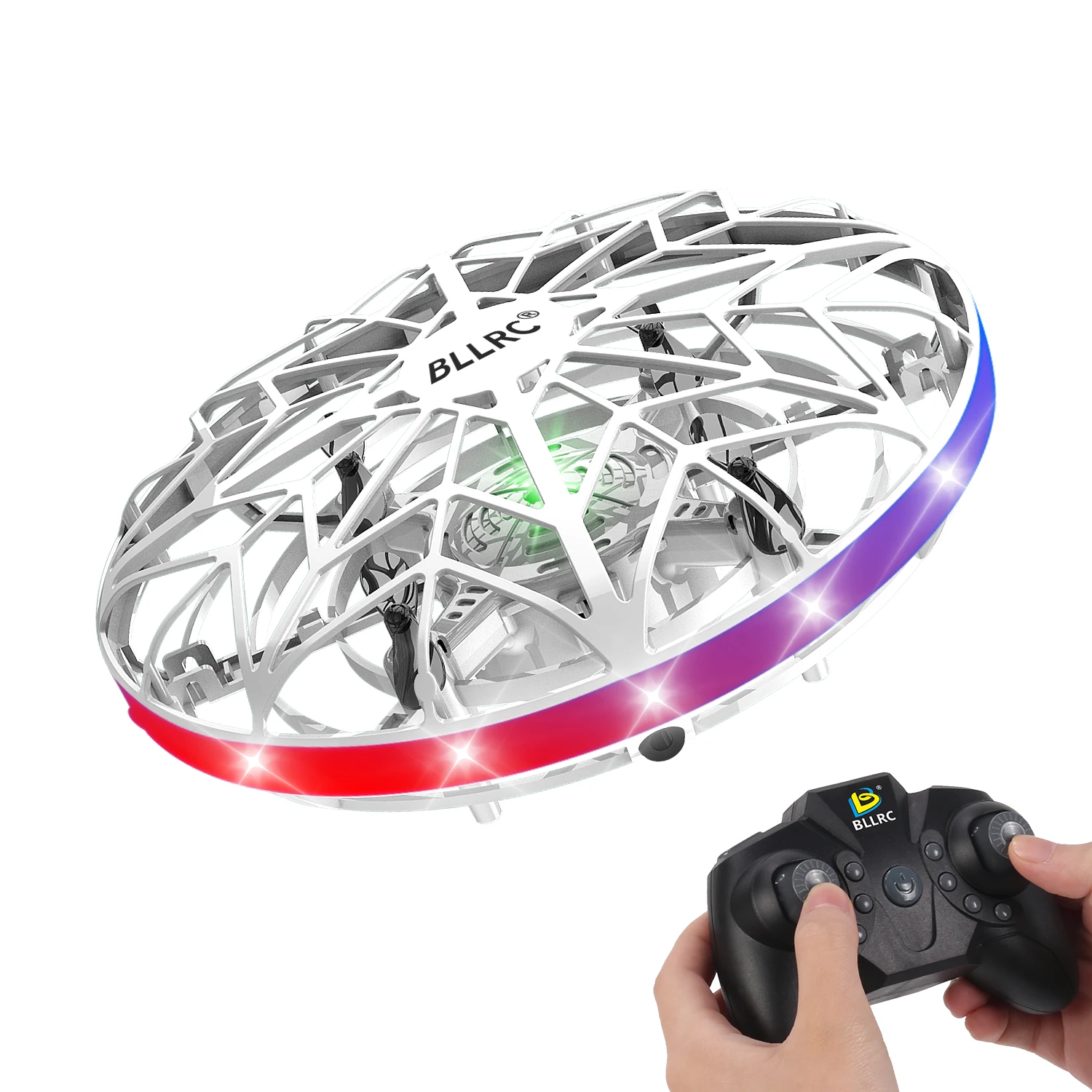 

BLLRC F106A Индукционная Новинка трюки четырехосевой самолет игрушка НЛО индукционный умный ремень Безголовый режим Радиоуправляемый вертолет...