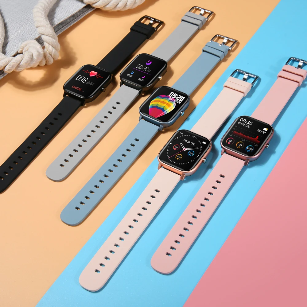 

Smart Watch Sport Data Record Call Information Reminder Smart Bracelet 1.4 inch Full Touch Screen Smartwatch Fitness Tracker