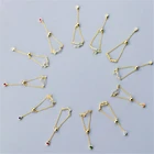 Кольцо женское из серебра 925 пробы со знаками Зодиака и цирконом