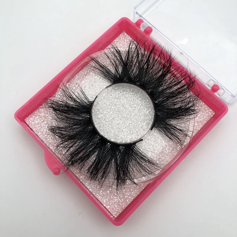 Драматические накладные ресницы 3D настоящие норковые перекрещивающиеся толстые