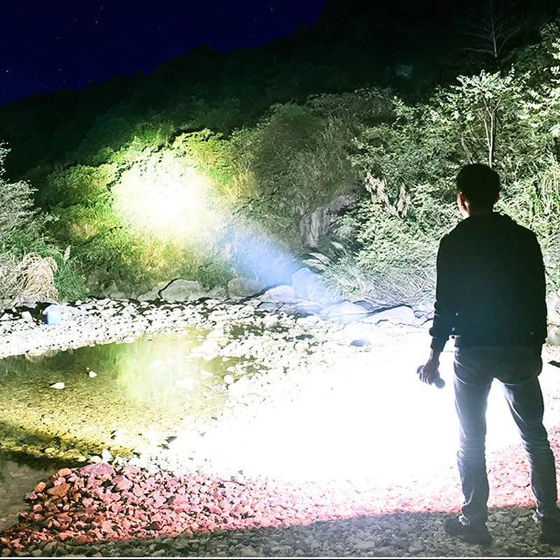 구매 초강력 XHP500 LED 손전등 X56 야외 조명 전술 토치 USB 충전식 방수 램프 울트라 브라이트 랜턴