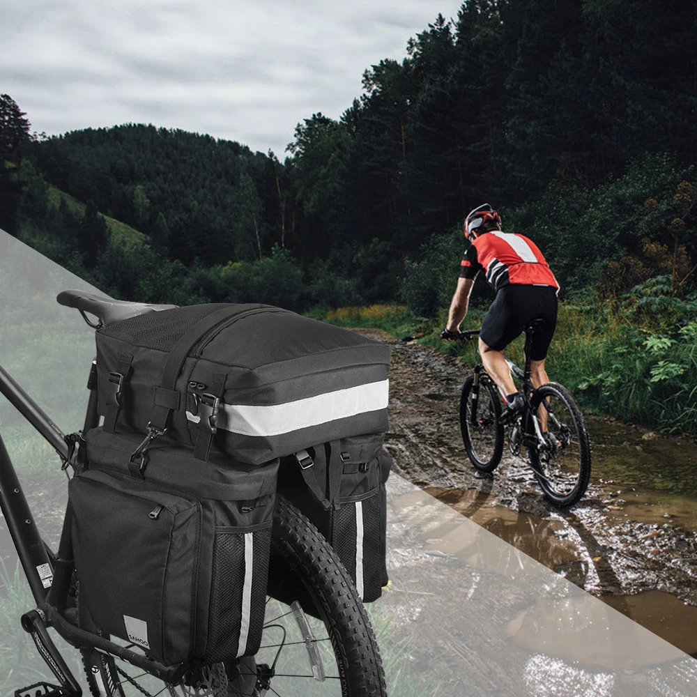 MTB дорожный велосипед сумка для багажника заднего сиденья велосипеда 3 в 1
