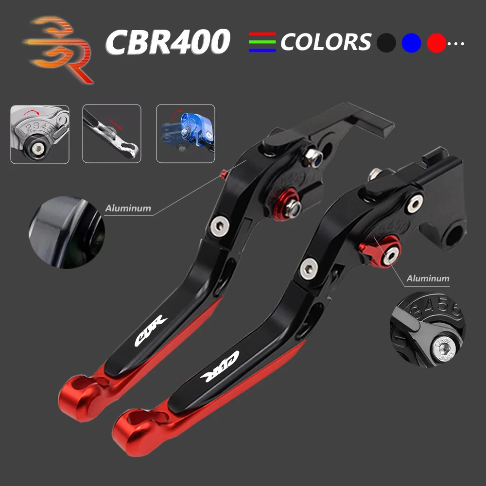 CBR400 рычаг тормоза сцепления для Honda CBR 400 NC23/NC29 1986-1994 CNC Алюминиевый Регулируемый