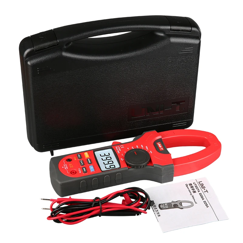 UT209A 1000A цифровой клещи True RMS AC/DC измерение напряжения