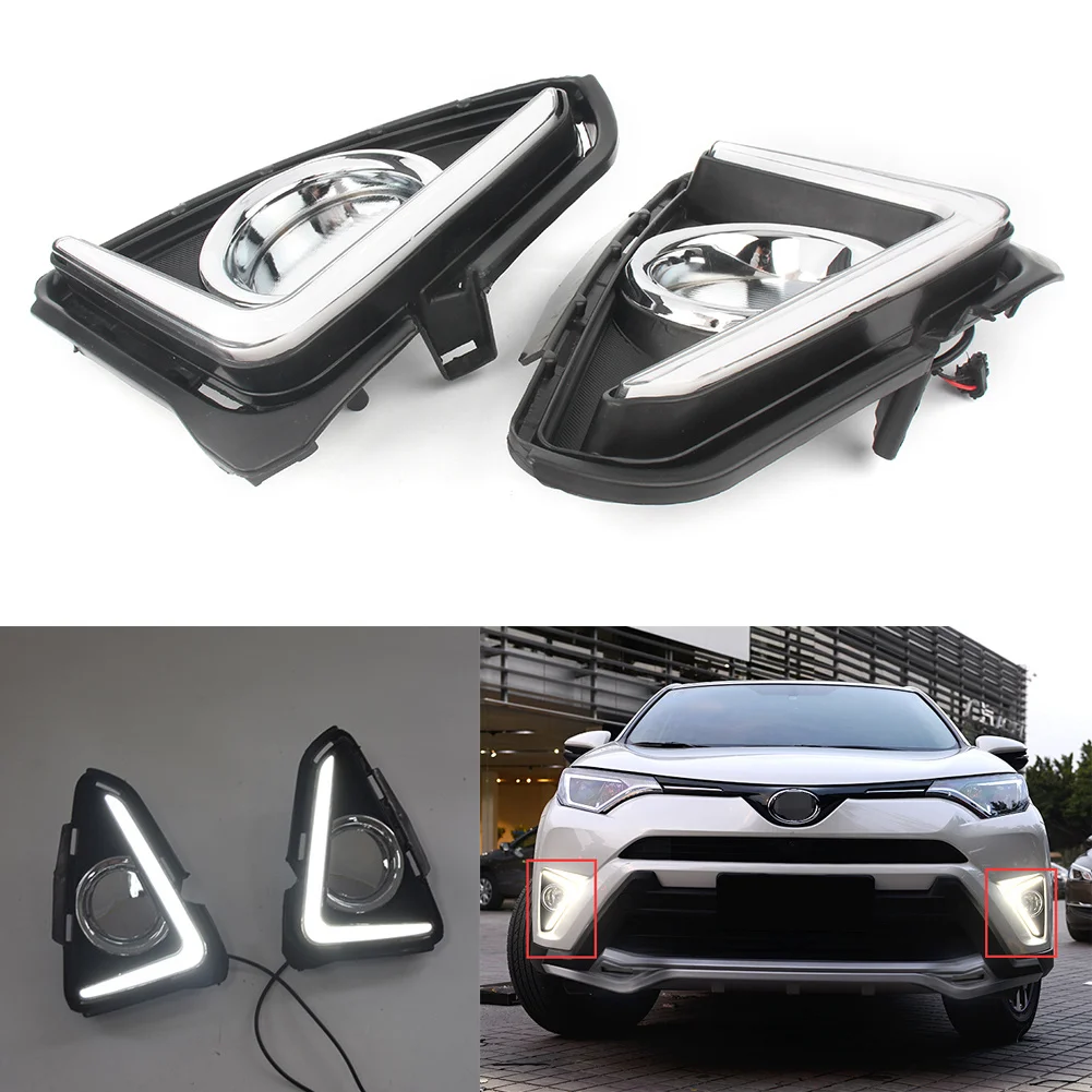 

Подходит для дневных светодиодных противотуманных фар Toyota RAV4