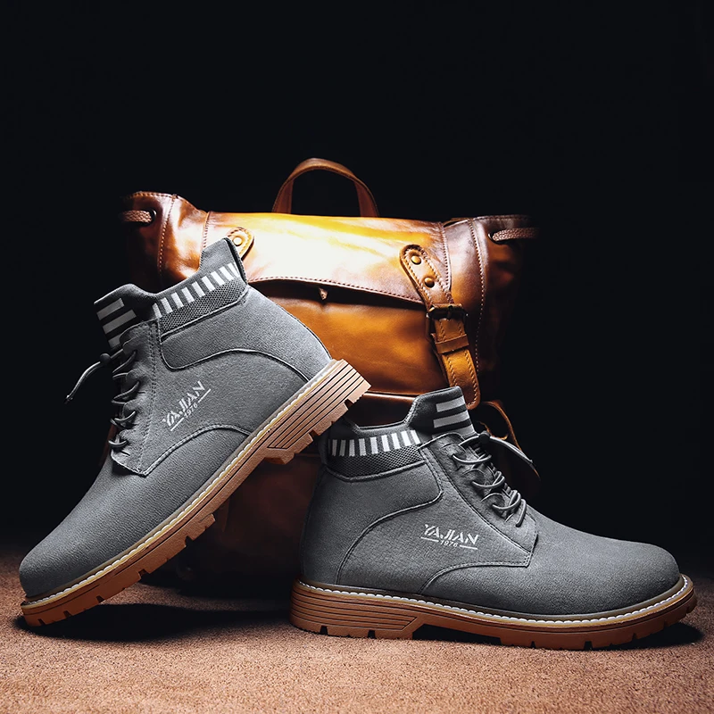 

Men's High Quality Leather Sneakers Lightweight and Comfortable Men's Sneakers High-Top Socks Men's Shoes mens shoes sneakers