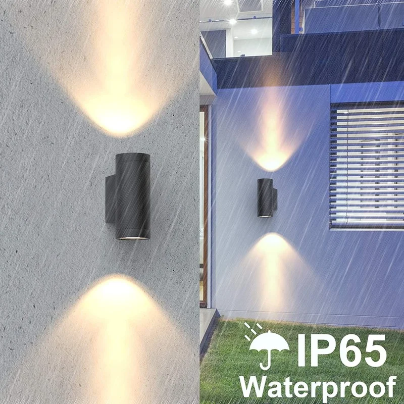 

Outdoor Wall Light IP65 Up Down Outside Wall Lighting Modern Aluminum Wall Lamp for Garden Entrance Corridor Courtyard