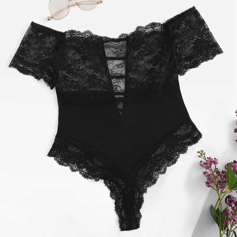 

Women Sexy Lace Lingerie Bodysuit Babydoll Nightwear Erotic Underwear Sleepwear