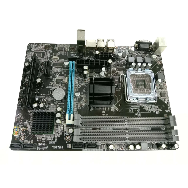 G41 материнская плата компьютера 771/775 Pin Поддержка DDR2 E8500 / Q600 L5420CPU|Материнские