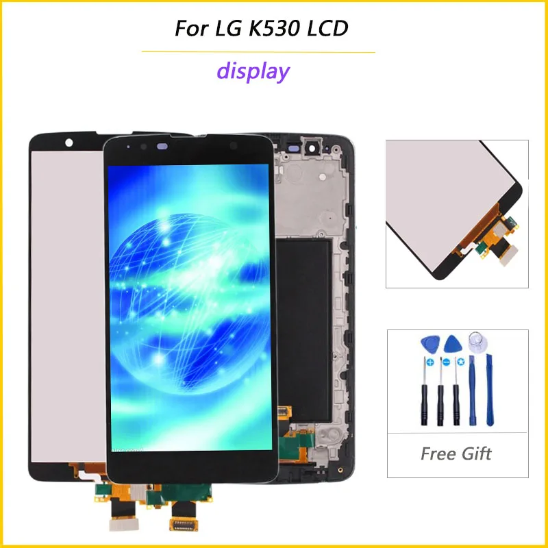 100% протестированный дисплей для LG STYLUS 2 K530 ЖК K530F K535 без рамки дигитайзер в сборе