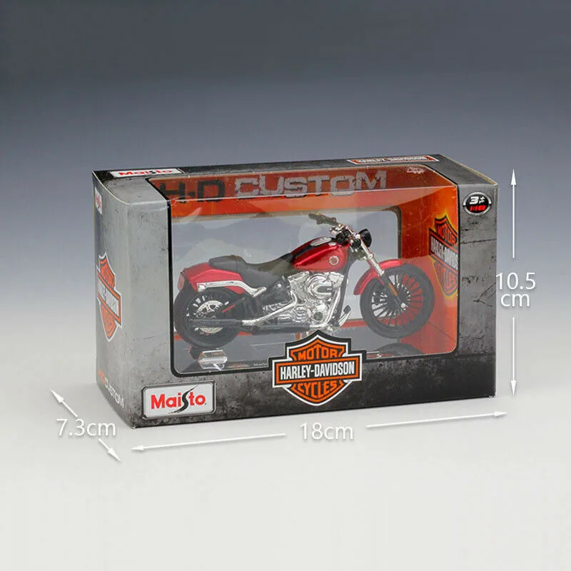 

1:18 Harley-Davidson 2016 Breakout Alloy Motorcycle Diecast Bike Car Model Toy Collection Mini Moto Gift