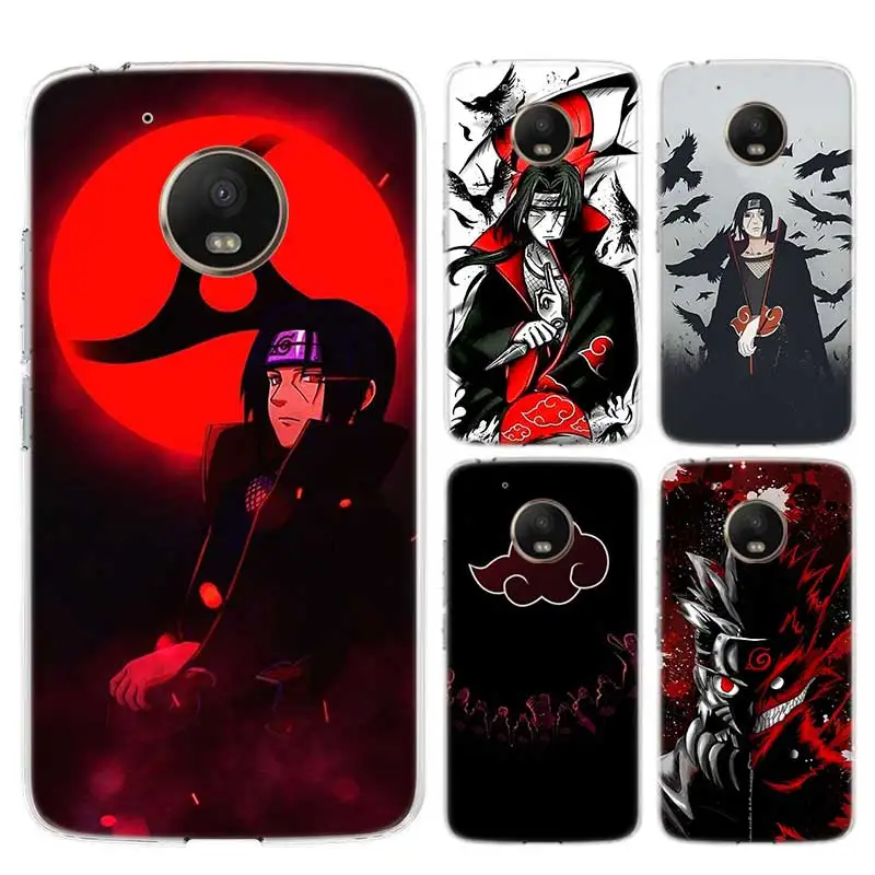 

Case For Motorola G7 G9 G8 Power Soft TPU Cover Moto G6 Play G5S G5 E5 E6 Plus Coque Shell Akatsuki Anime N-Naruto