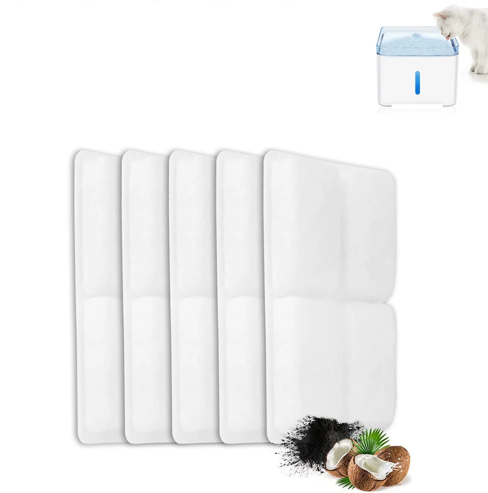 Сменные фильтры для кошачьего фонтана фонтанов с активированным углем подходит