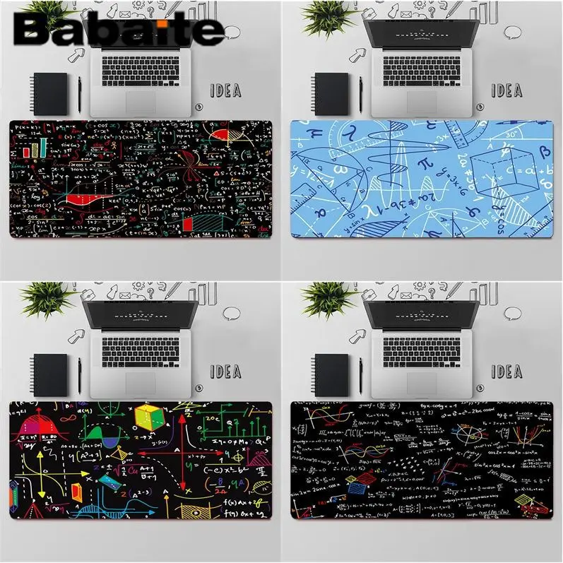 

Babaite Top Quality Geometric formula Comfort Mouse Mat Gaming Mousepad Free Shipping Large Mouse Pad Keyboards Mat