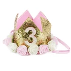 Повязка на голову с цветочной гирляндой, для мальчиков и девочек