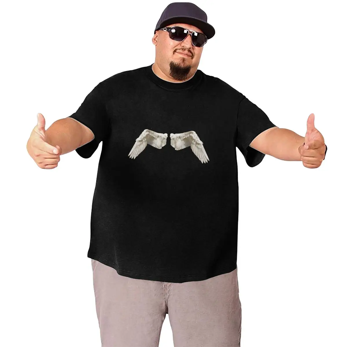 Мужская футболка большого размера с изображением сказочной сказки крыльев