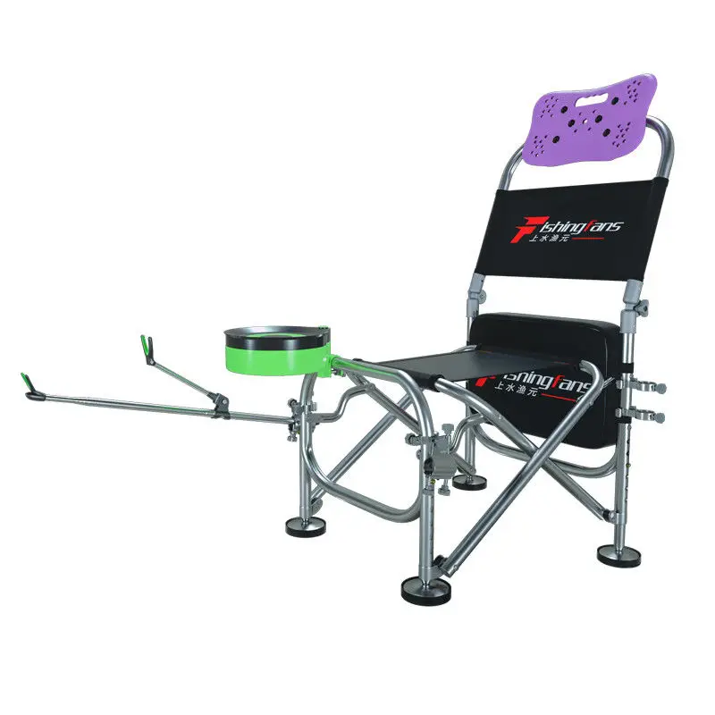 New fishing chair adjustable all-terrain folding can lay a portable multifunctional stool | Спорт и развлечения