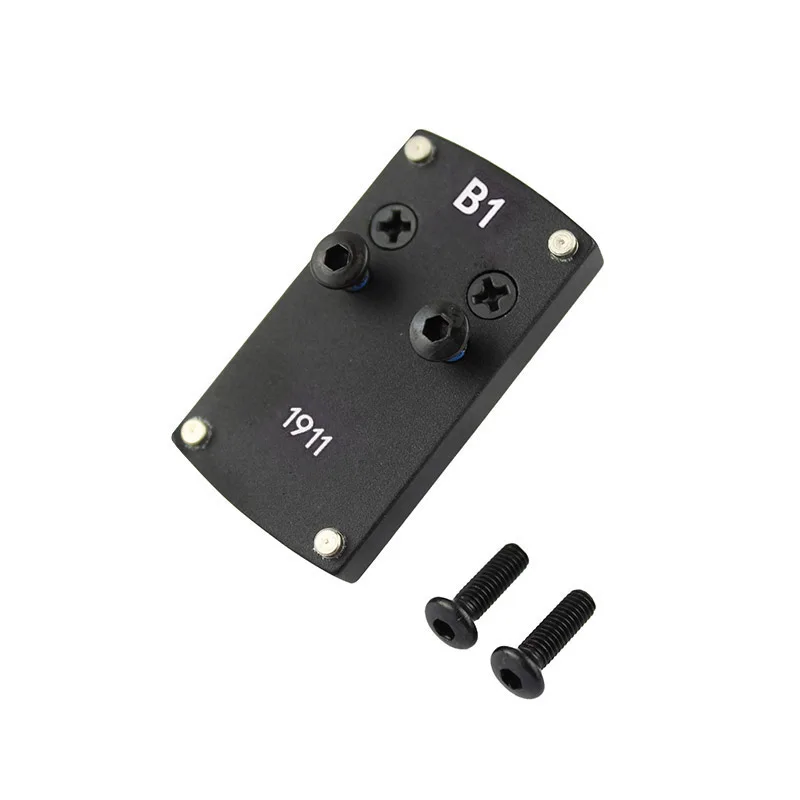 Установите вихревой/веномовый Micro Red Dot Sight Mount Base Adapter Plate For 17/19 Glock Colt 1911 Beretta 92 Guns XD S