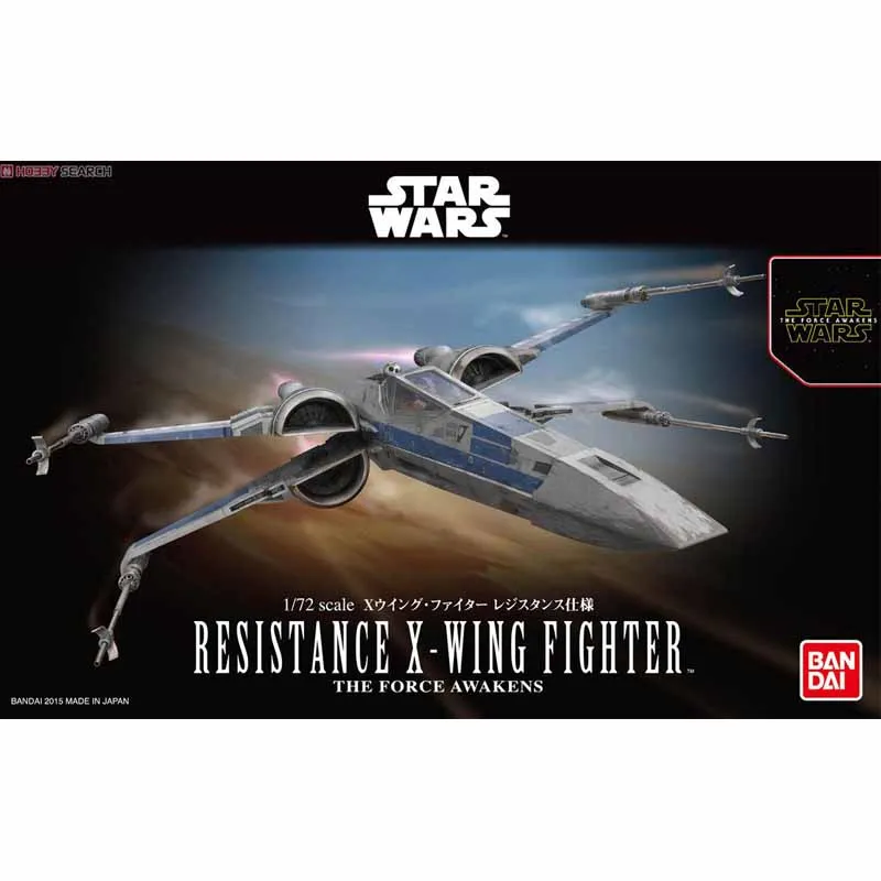 

Bandai Spirits Hobby Star Wars 1/72 X-Wing Fighter Resistance Specifications Starwars Assembly Model Kit Action Figure Kids Toys