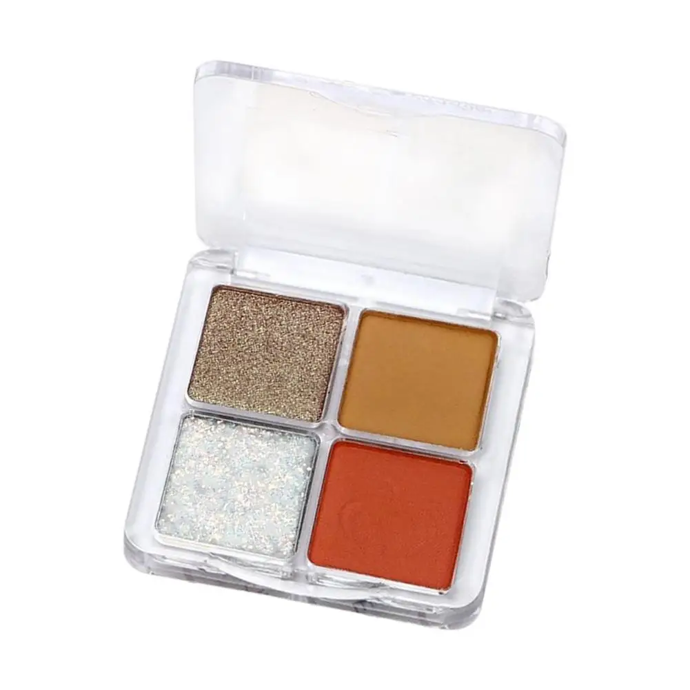 

New 4 Colors 6 Styles Of Eye Shadow Sequins Matte Eyeshadow Palette Shimmer Eye Shadow Tray High Quality Professional Makeup