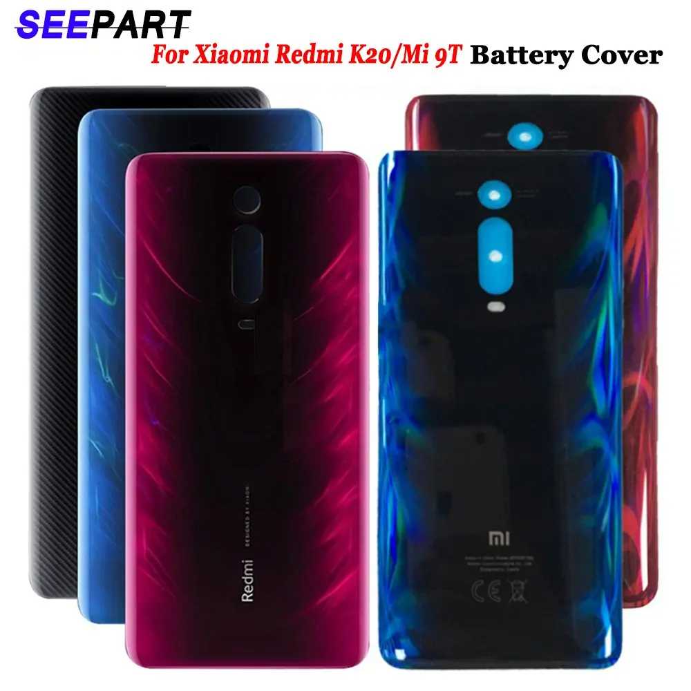 Оригинальная Крышка батарейного отсека для Xiaomi Redmi k20 Mi 9T Pro задний корпус K20