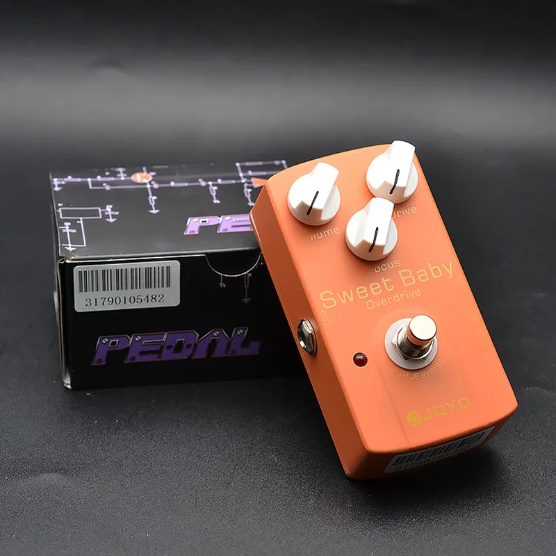 

JOYO JF-36 Sweet Baby electric guitar pedal Overload Drive with One MOOER PC-Z Pedal Connector and One Cover Cap