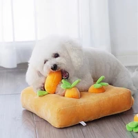dog toys dog carrots plush chew toy durable dogs sniffing mat pull radish puppy molar toys suitable for all pets like dogs cats