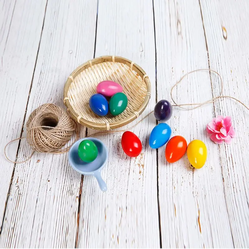 Твердые мелки в форме яйца 9 цветов Нетоксичная моющаяся картина искусственная