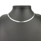 Цепочка-чокер золотистого и серебристого цвета с лезвиями на шею женское привлекательное ожерелье до ключиц плоская цепочка-змейка Подарочное Ювелирное Украшение