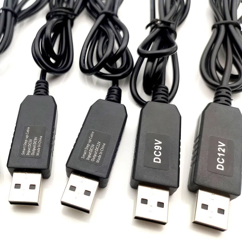 Повышающий мощность USB линия DC 5 В к DC 9 В/12 В Повышающий Модуль USB конвертер Кабель-адаптер 3,5*1,35 мм 4,0*1,7 мм 5,5*2,1 мм разъем