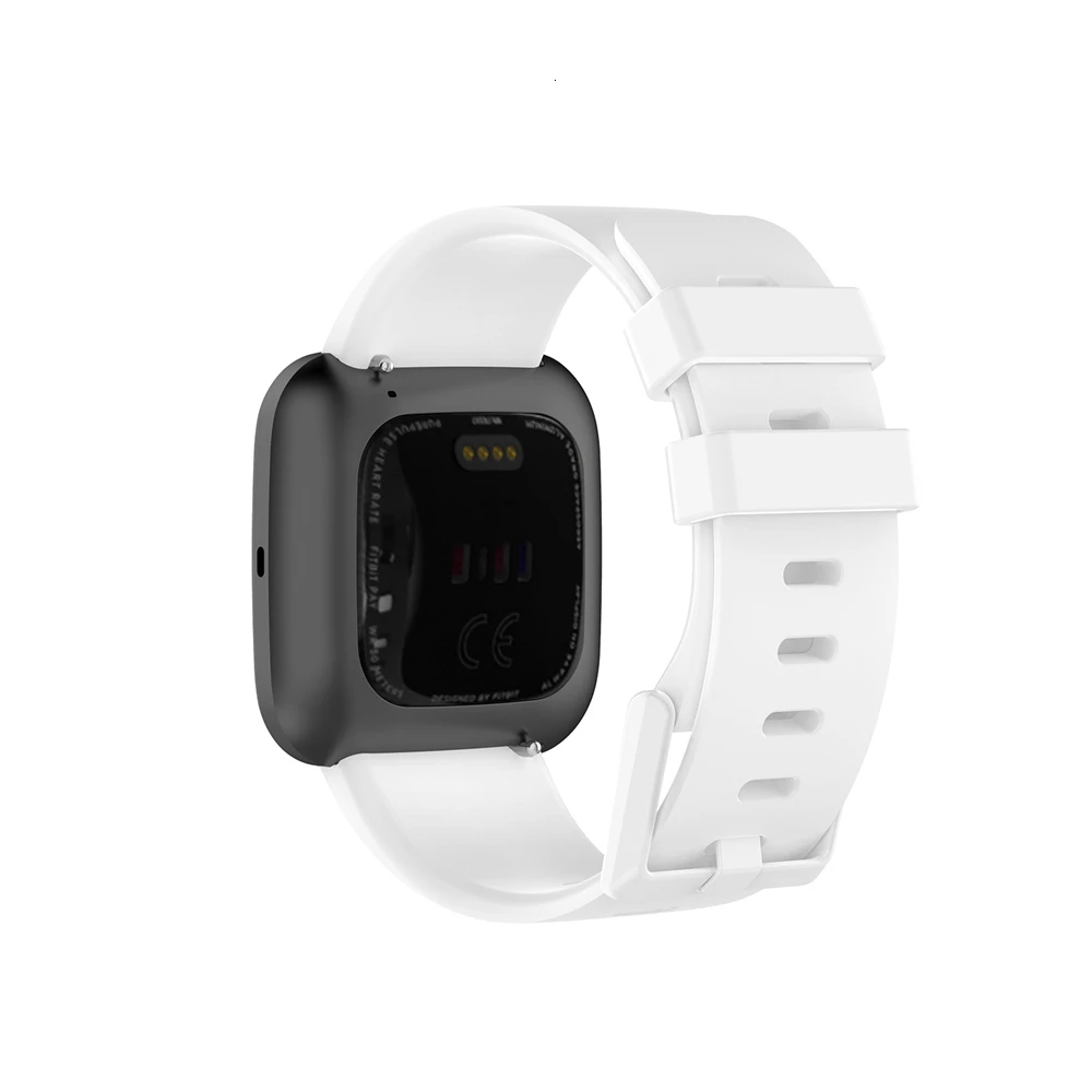 Сменный ремешок для Fitbit Versa/Versa 2, мягкие силиконовые водонепроницаемые наручные аксессуары, ремешок для Fitbit Versa 2, ремешок