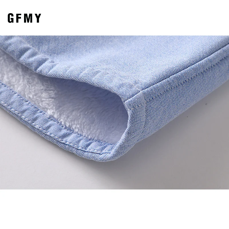 GFMY 2020 летняя 100% хлопковая модная Однотонная рубашка с длинными рукавами для