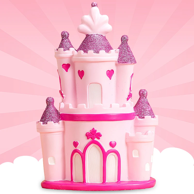 

Nordic style to send boys and girls fairytale castle salvage creative gift ornaments birthday gift for children decoration of