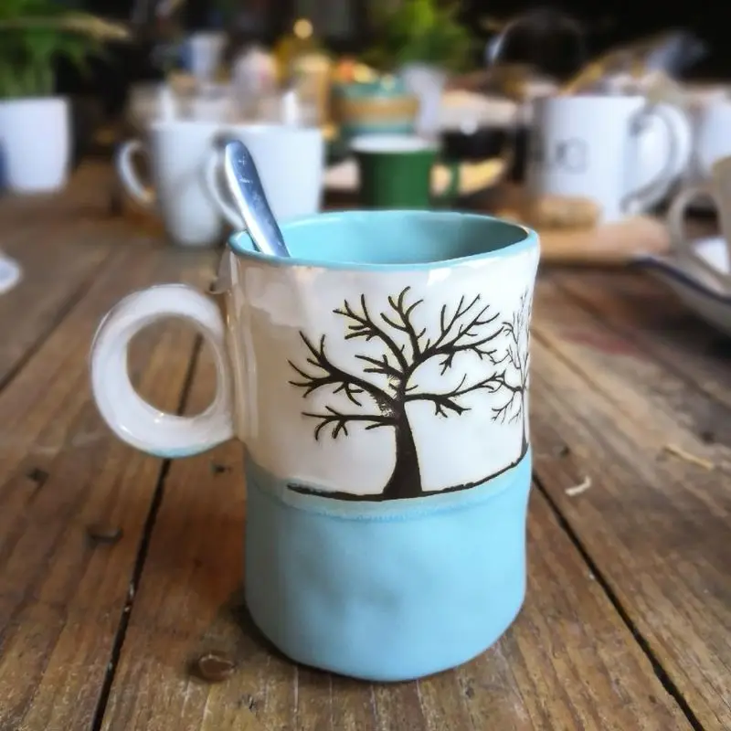 3 шт./случайный Творческий мультяшный керамический стакан кружка кофейная чашка