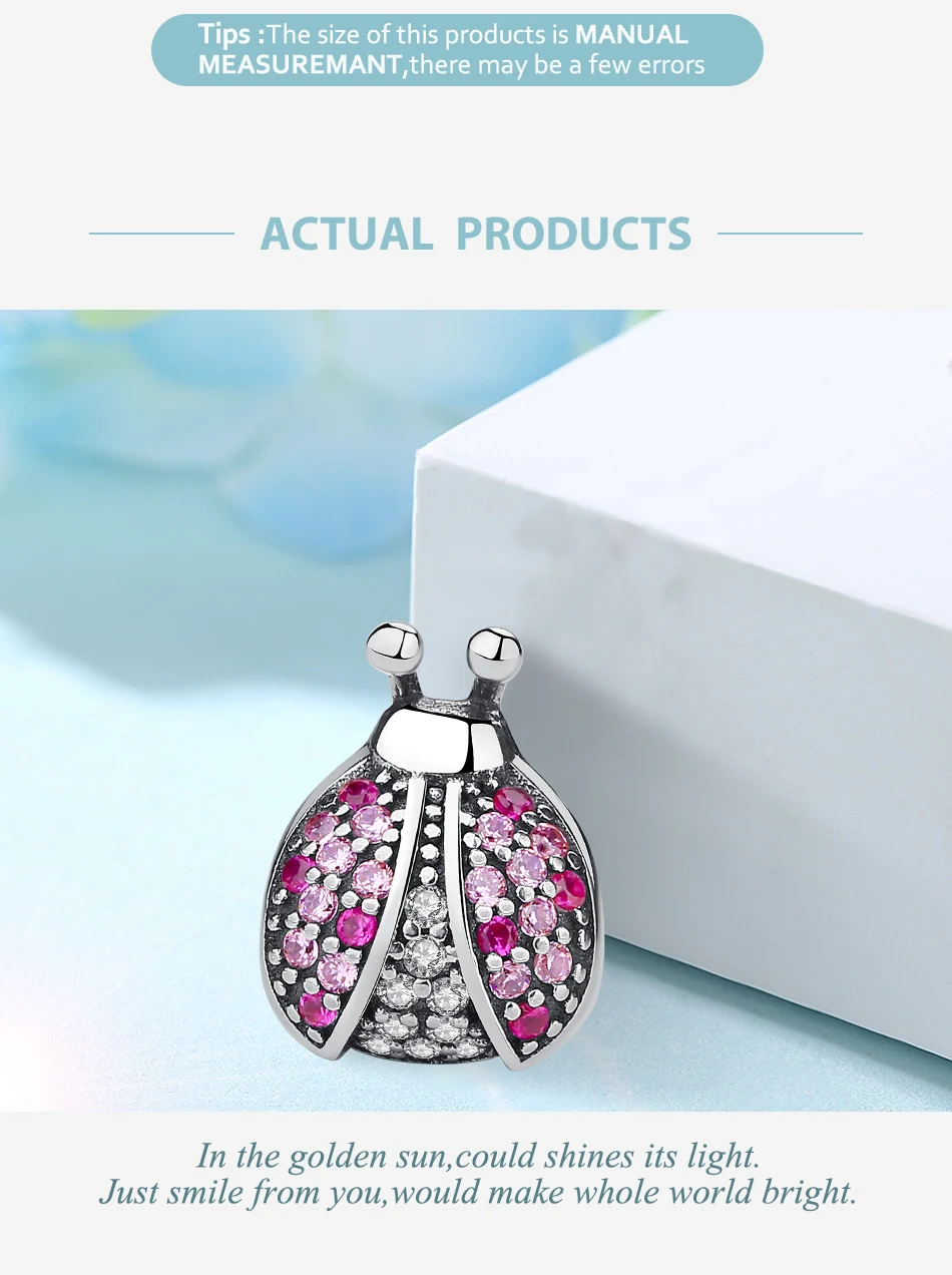 925 пробы, серебряные подвески, бусины, подходят к оригиналу Pandora, очаровательный браслет, божья коровка, кошка, собака, бусины Минни, для рукоделия, для изготовления женских ювелирных изделий