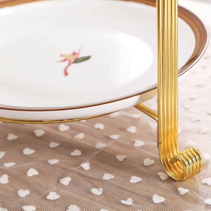 Двухслойная стойка для закусок круглой формы |