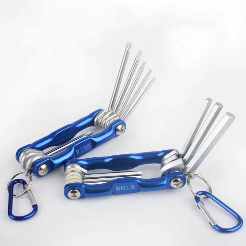 Портативный набор гаечных ключей комплект из 8 предметов матовый хром posiidriv