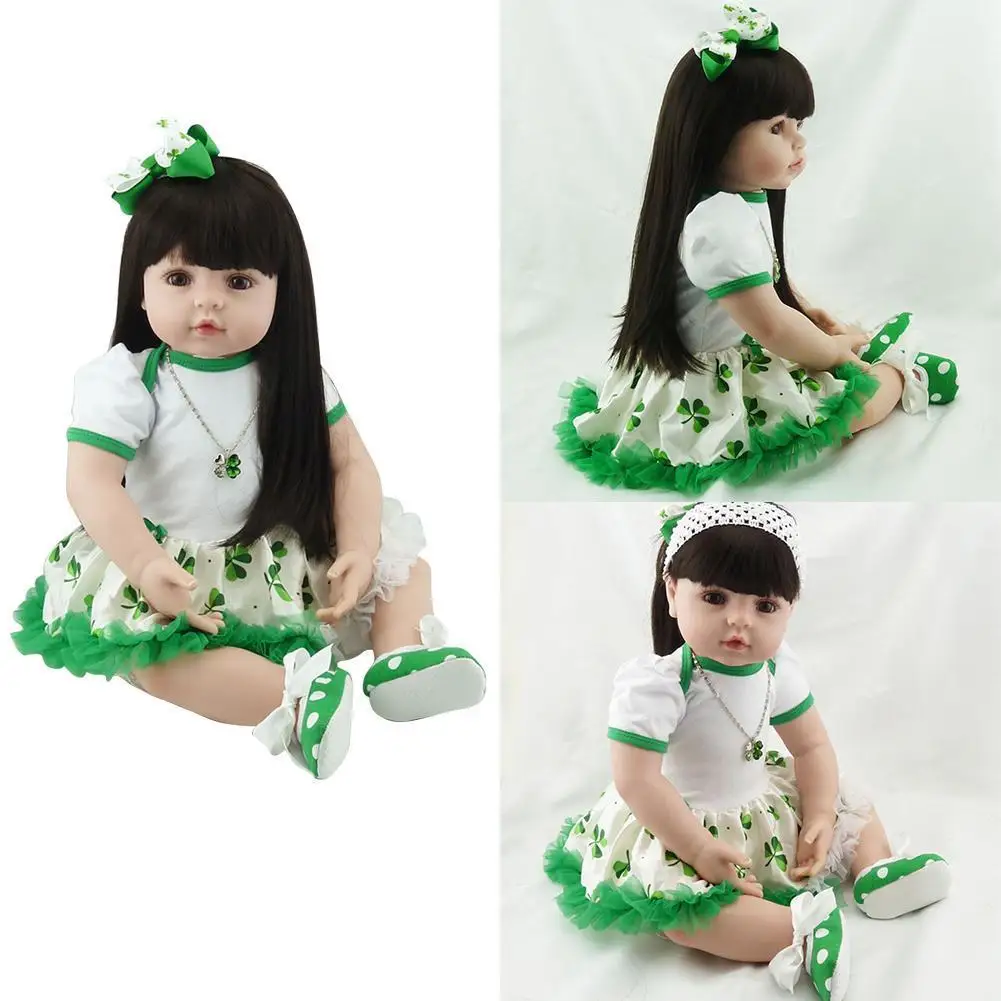 

Children toys Reborn Toddler Silicone Reborn Girl Children Gift
