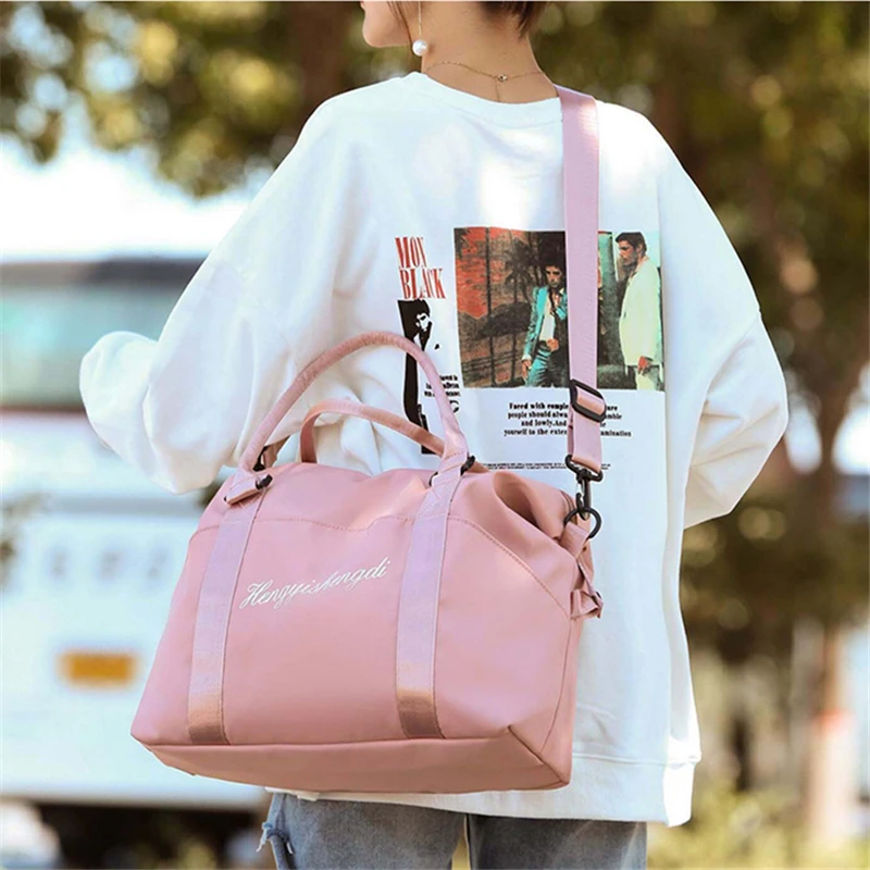 Adjustable Yoga Fitness Bag Female Portable Large-capacity Lightweight Sports Gym Shoulder Luggage Lady Beach Swimming Handbags