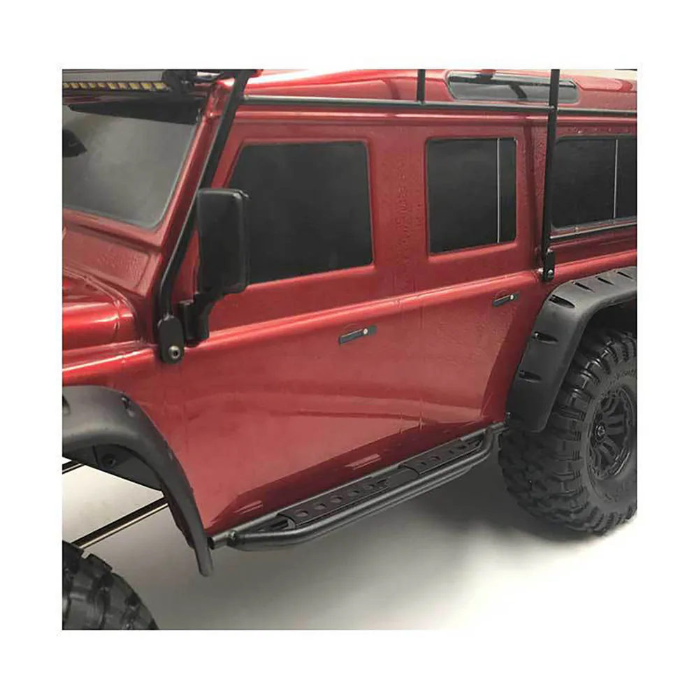 

Металлические педали, боковые стальные ползунки, подножка для 1/10 Traxxas TRX4 Defender T4 RC, аксессуары для гусеничного автомобиля, 2 шт.