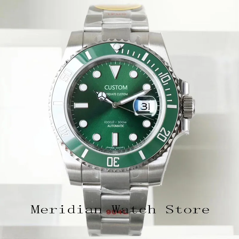 

Men's swiss 2836 Movement Watches Stainless Steel Sapphire Crystal Ceramic Bezel Men Automatic Mechanical Waterproof Watch Clock