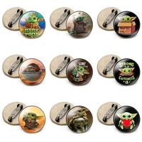 mandalorian yoda baby brooch collection retro metal pins badge toys hats clothes backpack decoration jewelry accessories gifts