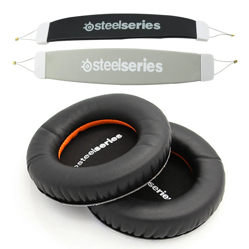 

Replacement Headphone Earpads for Siberia V1 V2 Headphone Sponge Headband Headbeam Cushion Earpads Cover for Siberia V1 V2